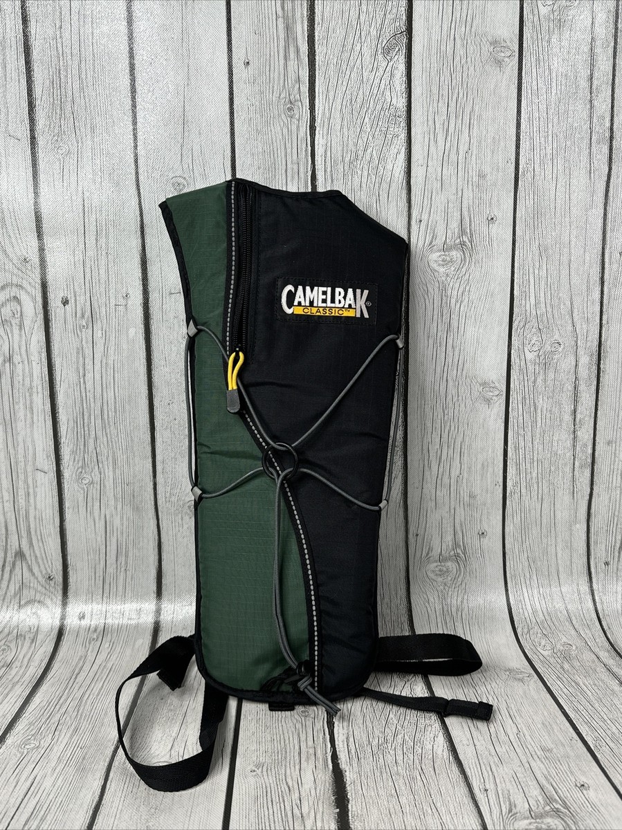Camelback Black Hydration Backpack Classic Zipper Pocket Hiking **No  Bladder**