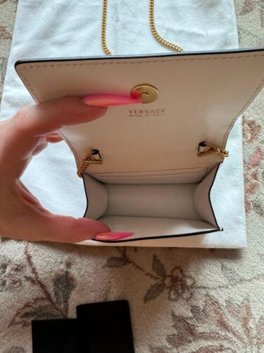 Versace Mini Virtus Jungle Print Chain Clutch L@@K *MINT* - Picture 5 of 11