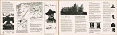 8'' x 24'' 2005 Map Of Grey Towers National Historic Landmark Pennsylvania