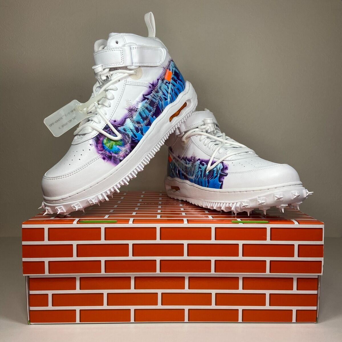 Nike Air Force 1 Mid x Off-White 'Graffiti' size US 11 | eBay Nike Air Force 1 Mid x Off-White 'Graffiti' size US 11 | eBay