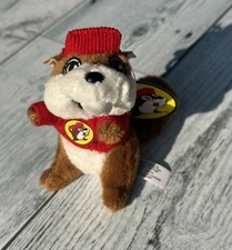 NEW Buc-ee's Beaver Mini Plush 🦫 Red Cap•Backpack Clip •KeyChain NWT