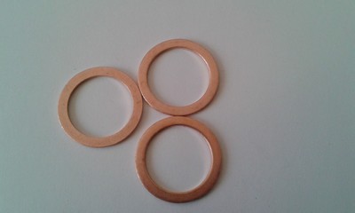 3 Stück Kupferdichtring Dichtung Kupfer 18x24x1,5 mm DIN 7603 Form A