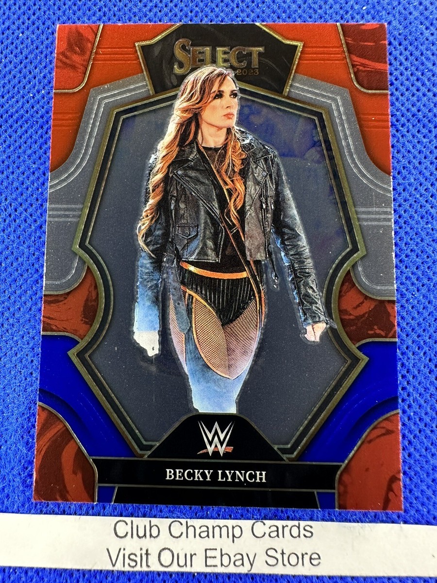 2023 #187 Becky Lynch Panini Select WWE RAW Premier Level Red