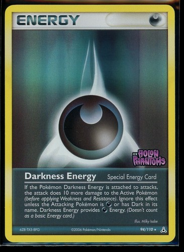 Pokemon Card Darkness Energy Ex Holon Phantoms 94/110 Reverse Holo Rare - NM
