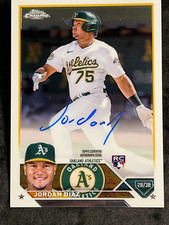 2023 Topps Chrome ROOKIE AUTO Jordan Diaz, item 1