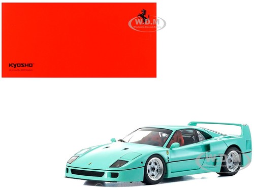 Kyosho KY8416MG Ferrari F40 1987 Mint Green With Openings - Openable 1/18