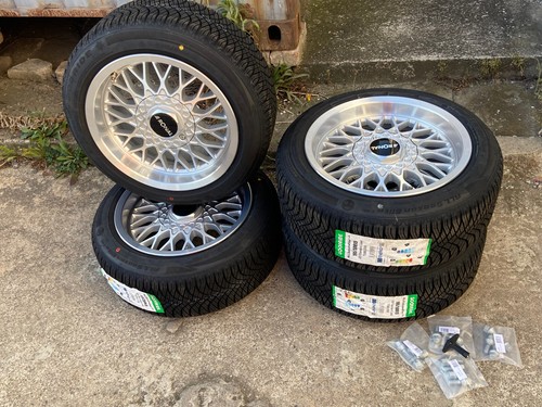 neu RETRO Ganzjahresreifen Kompletträder Ronal LS 15 4x100 für VW Golf 1 2 Jetta - Bild 3 von 11