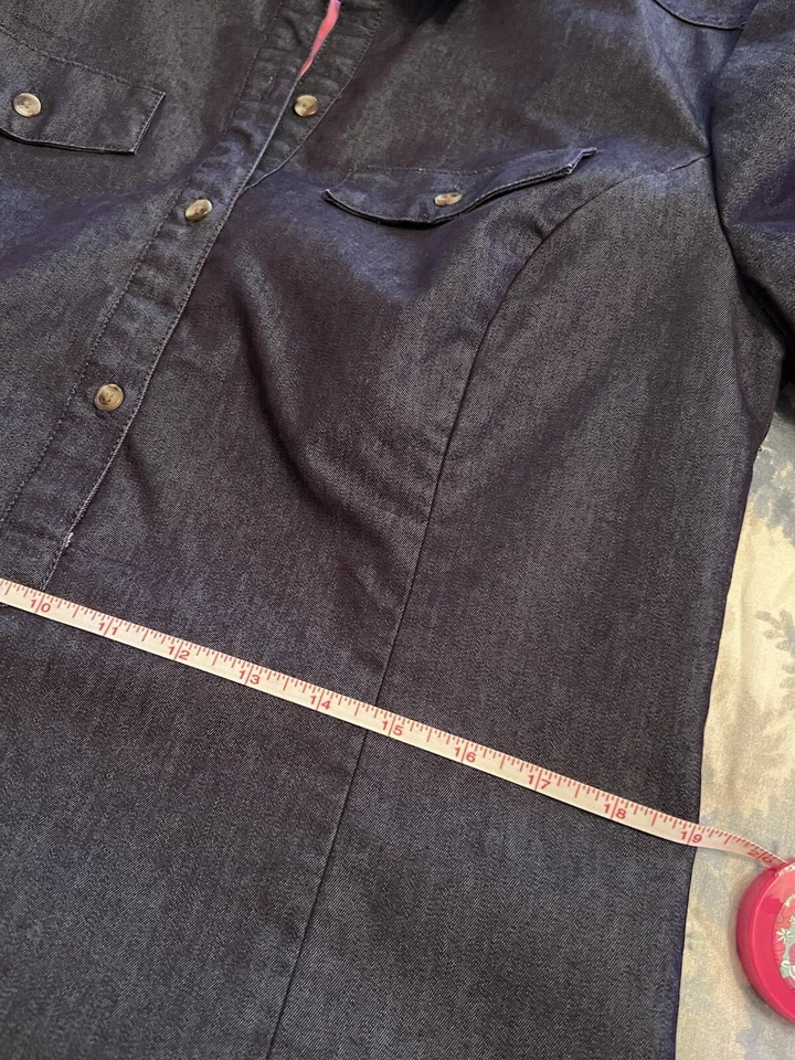 Vestido Isaac Mizrahi Denim Forrado 14 Foto 4 de 4