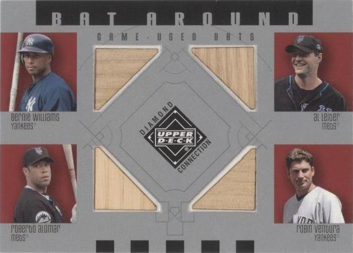 2002 Upper Deck Diamond Connection - Al Leiter Bernie Williams Roberto Alomar #BA-WLAV - 1 of 1