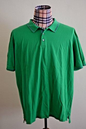 Robert Graham Mens Green Pique Short Sleeve Shirt 