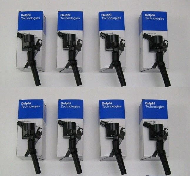 Bobinas de ignição 8+DELPHI para 1999-2004 FORD F-250 SUPER DUTY V8 5.4L - Imagem 2 de 2