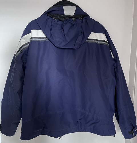 Vintage ROSSIGNOL Gore-Tex Ski Snowboard Jacke Mantel Colorblock Large - Bild 2 von 12