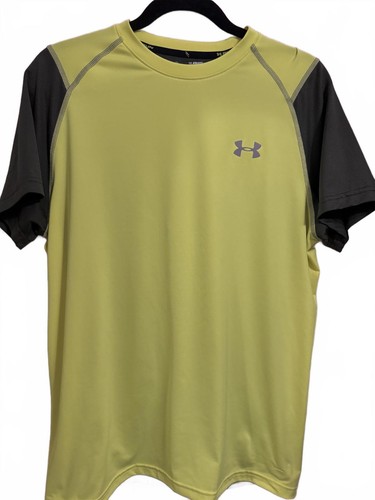 Camisa de compresión Under Armour para hombre XL manga corta verde neón combinar