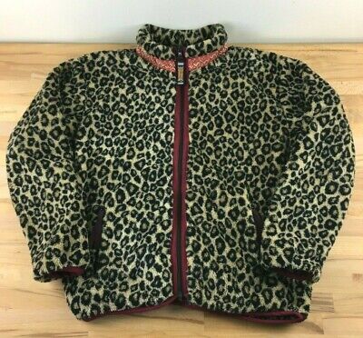 KAPITAL LEOPARD FLEECE FULL ZIP BLOUSON JACKET MADE IN JAPAN KAPITAL LEOPARD FLEECE FULL ZIP BLOUSON JACKET MADE IN JAPAN