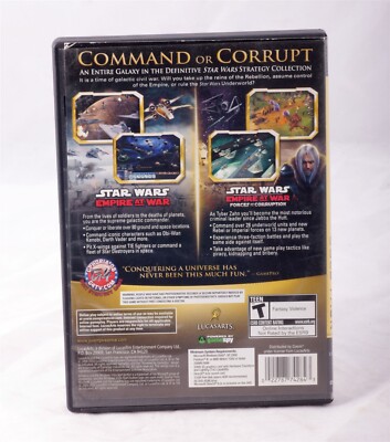 Star Wars Empire At War Gold Pack PC DVD Game with Expansion