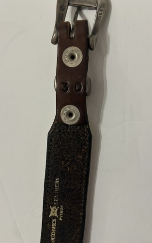 Cintura pitone Southwick pelle 30" western fatta a mano fibbia argento donna cowgirl - Foto 13 di 13