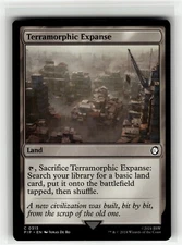 TERRAMORPHIC EXPANSE Fallout Commander #313 PIP(NM+)(MTG)