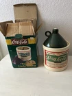 Vintage Coca-Cola Earthenware Syrup Jug Cookie Jar - 1997 W Original Box