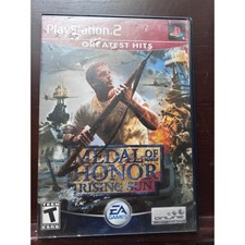 Medal of Honor Rising Sun PS2 PlayStation 2 Greatest Hits SLUS-20753GH WWII EA