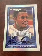 BARRY SANDERS 2000 Donruss GRIDIRON KINGS #GK-3 AUTO AUTOGRAPH ONLY 50 MADE RARE