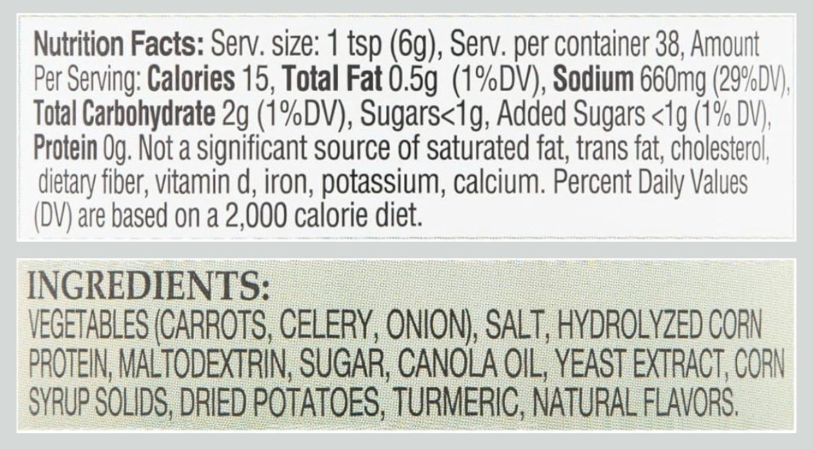 Better Than Bouillon Vegetarian No Chicken Base, Made with Seasoned Vegetables..
