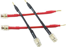 Flex Pin Banana Plugs to 4Mm Female Banana Jack Speaker Audio Adapter for Spring