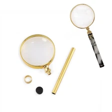 Magnifier Project Kit - Gold Finish with Black Stripe, Legacy Woodturning