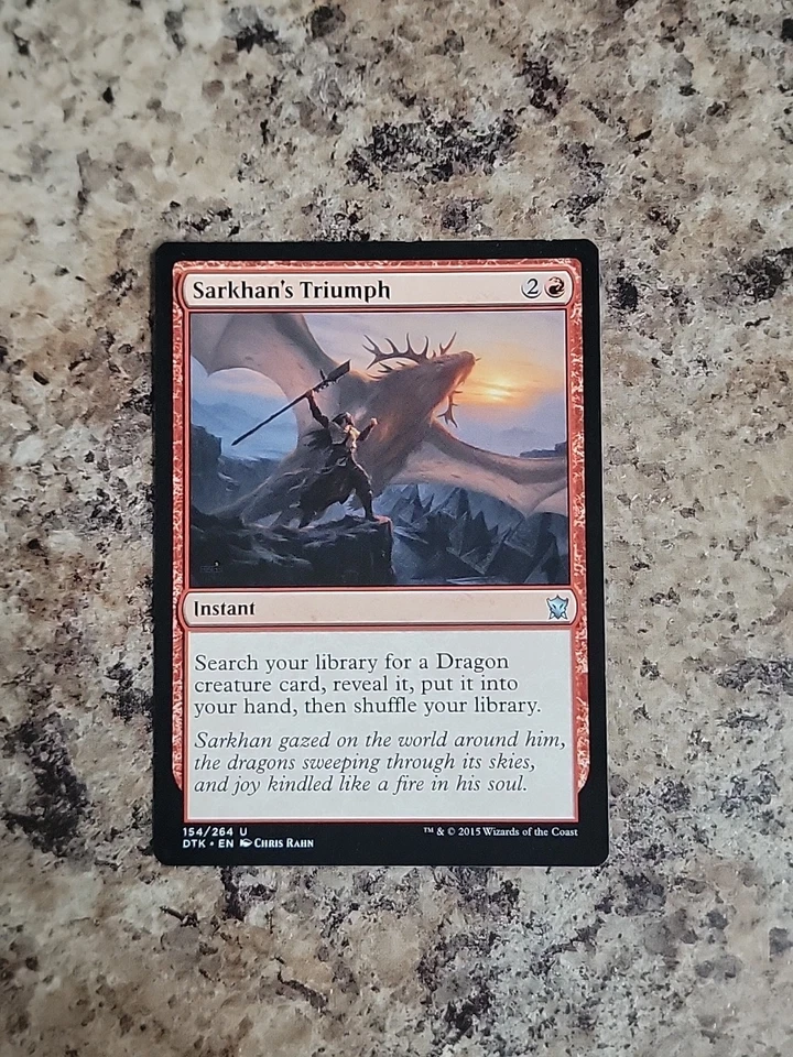 x1 Sarkhan's Triumph x1 MTG Khans of Tarkir Magic The Gathering Unplayed Mint - Image 2 of 3
