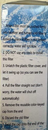 Kastore Kühlschrank Eis- und Wasserfilter EDR1RXD1 W10295370A Neu - Bild 4 von 12