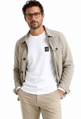 BELSTAFF T-Shirt London Retro Phoenix Patch Iconic Tee Cotton Regular Cut M