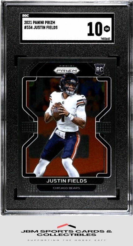 2021 Panini Prizm #334 Justin Fields RC SGC 10