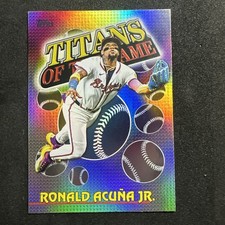 2026 Topps Series 1 Titans of the Game Insert Ronald Acuna Jr. #TOG-7