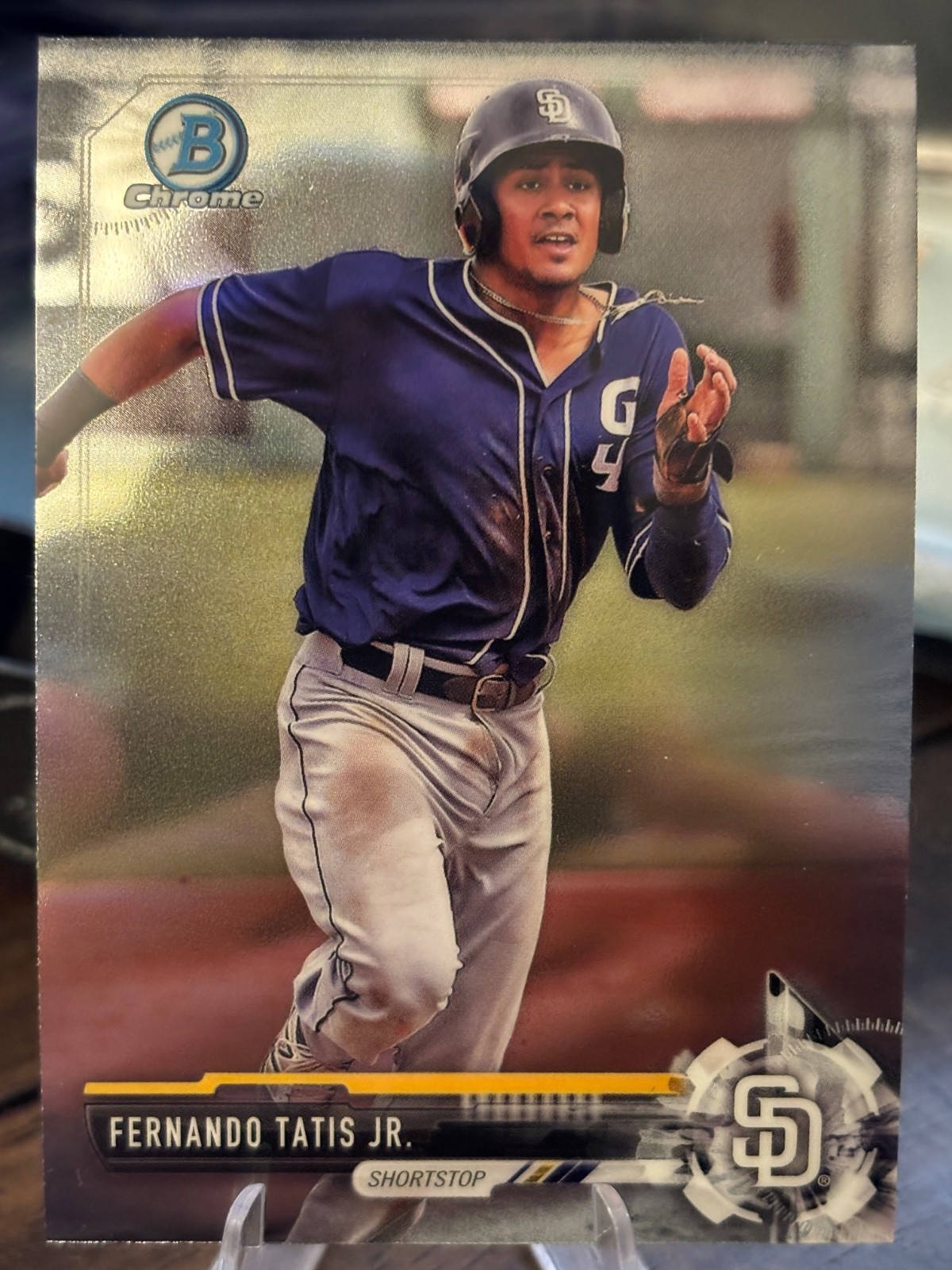 2017 Bowman Chrome Draft #BDC71 Fernando Tatis Jr.
