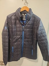 Womens Cutter & Buck Quilted Lightweight Weathertec Jacket-Size Large