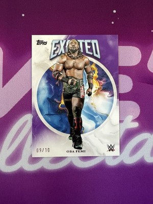 2025 Topps Exalted WWE Oba Femi Purple /10 #96