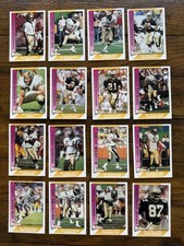 NEW ORLEANS SAINTS 1991 Pacific Football 16 Card near complete Team Set NFL
