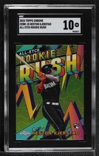 2024 Topps Chrome All-Etch Rookie Rush Heston Kjerstad #CERR-15 SGC 10 GEM 1b1g