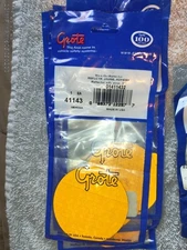 Grote 41143 Yellow 2 15/16" Round Stick-On Tape Reflectors