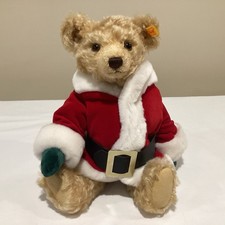 Steiff 10 Christmas/ Santa Teddy Bear- Excellent Condition