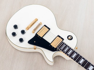 1990 Orville Les Paul Custom LPC-75 Alpine White Gibson-Licensed