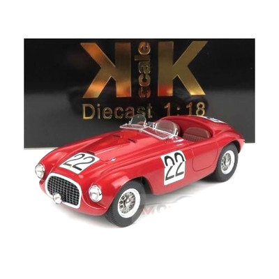 1949 FERRARI 166MM BARCHETTA #22- 24H DU MANS -KK SCALE MODELS -180913 -1/18