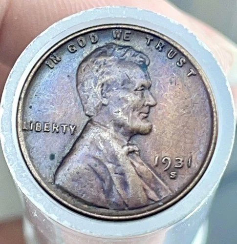 1931-S  LINCOLN CENT About  AU   NICE DETAIL  KEY DATE