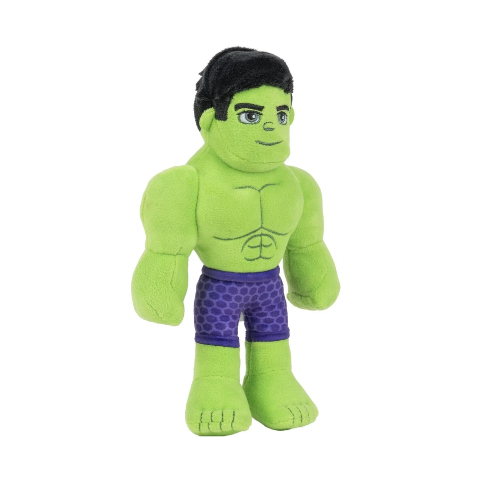 Juguete de peluche Hulk suave tierno 8 pulgadas Marvel Spidey and Friends héroe coleccionable Foto 4 de 4