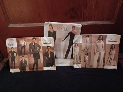 Vogue Patterns V2989 2064 V2958 Lot Of 3