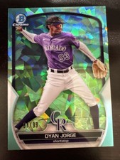 2023 Bowman Sapphire Edition - Chrome Prospects Dyan Jorge Aqua Sapphire /99