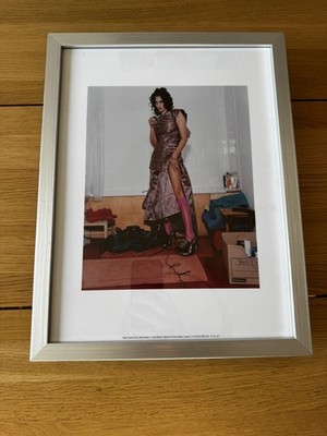 Tracey Emin Portrait Druck National Portrait Galerie gerahmt Silber atemberaubend