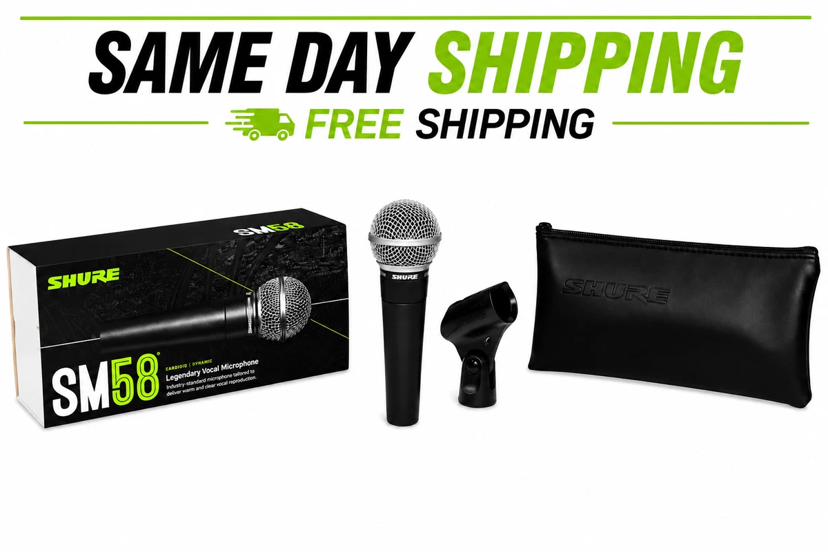 Shure SM58S Pro Audio Microphones for sale - eBay