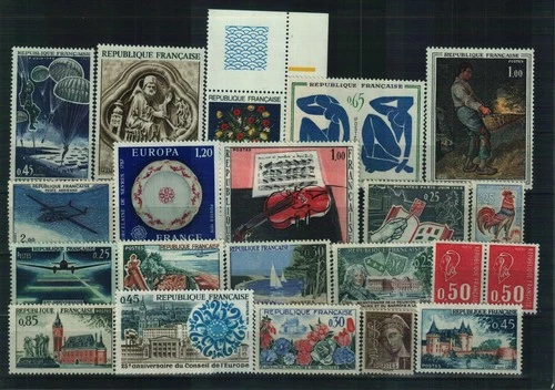 Frankreich - Briefmarkenlot - 1 Steckkarte - postfrisch