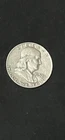 1958 D Franklin Silver Half Dollar/VF, Nice