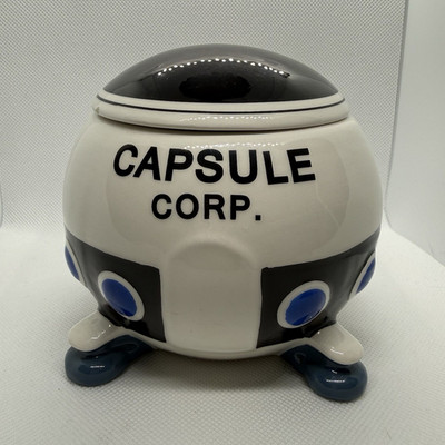 Dragon Ball Z Capsule Corp 3D Mug ABYstyle Capsule Spaceship DBZ With Lid RARE 